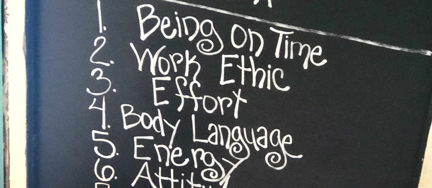 picture-of-bulletin-board-with-work-rules-GK6BHWE